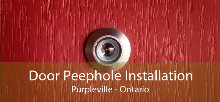Door Peephole Installation Purpleville - Ontario