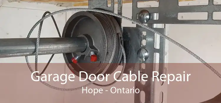 Garage Door Cable Repair Hope - Ontario