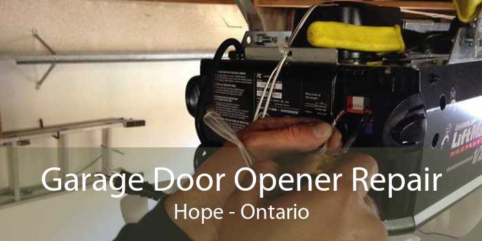 Garage Door Opener Repair Hope - Ontario