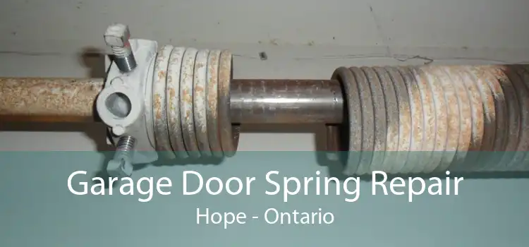 Garage Door Spring Repair Hope - Ontario