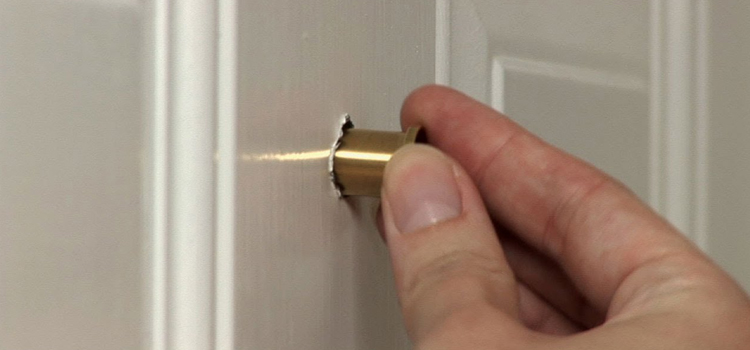 peephole door repair in Maple